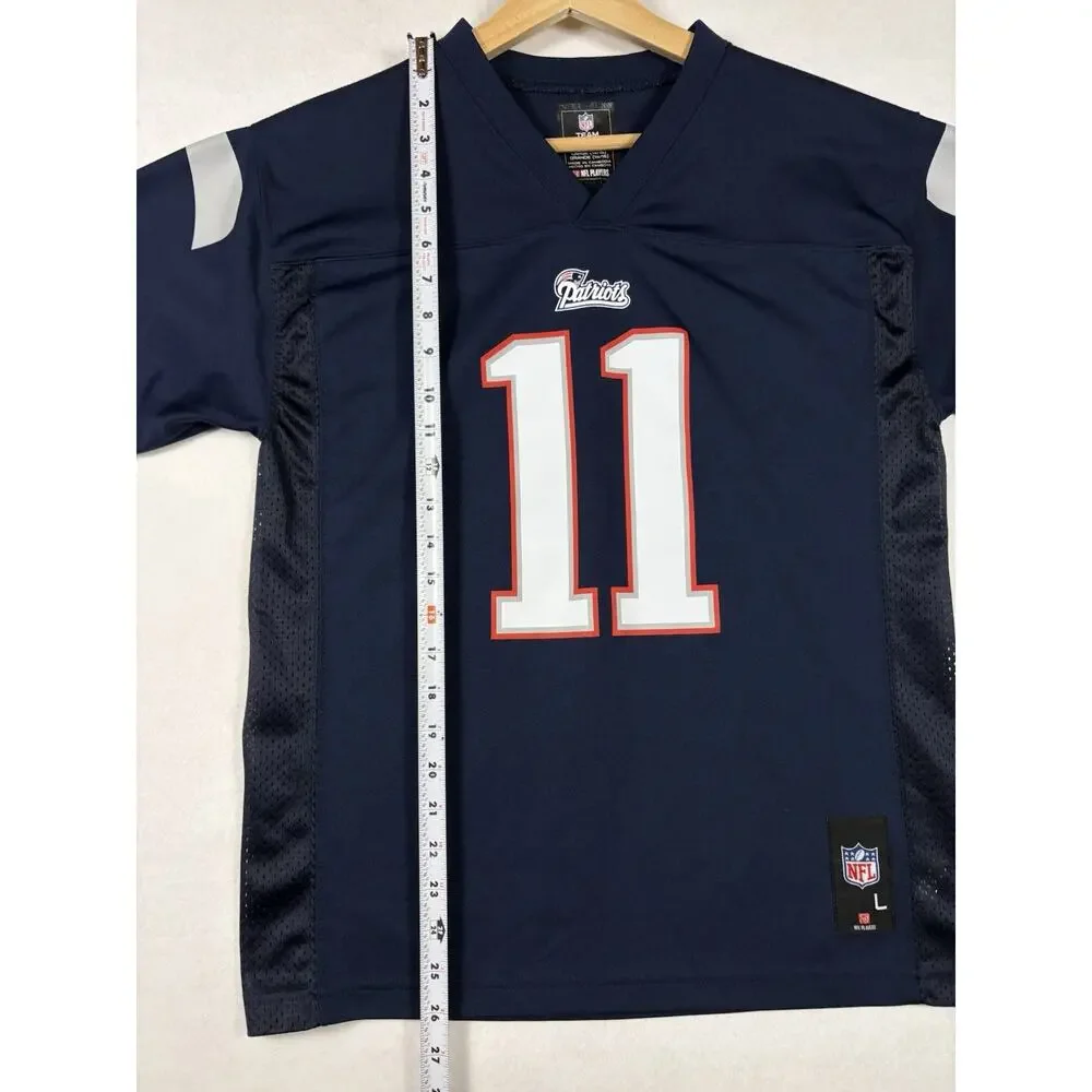New England‎ Patriots Julian Edelman Jersey Youth Large 14/16 NFL Team Apparel